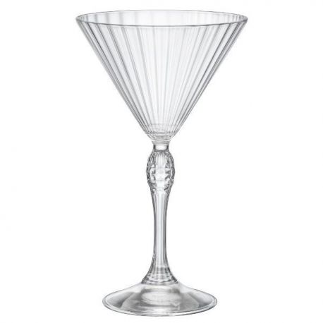 BORMIOLI Lot 6 verres à Martini 25 cl - America's 20