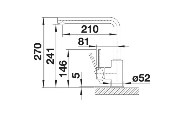 BLANCO Mitigeur sans douchette - 519414