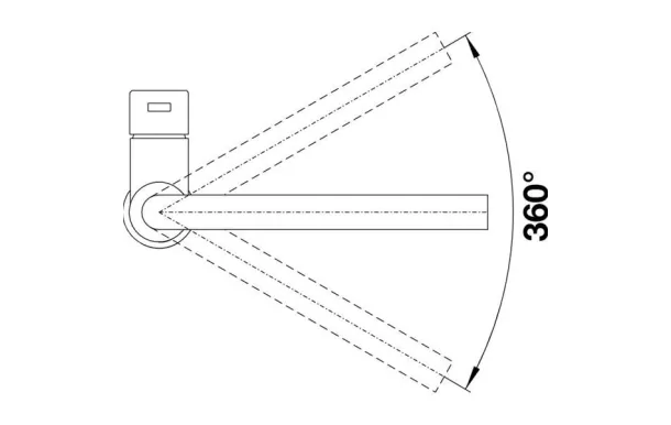 BLANCO Mitigeur sans douchette - 523122