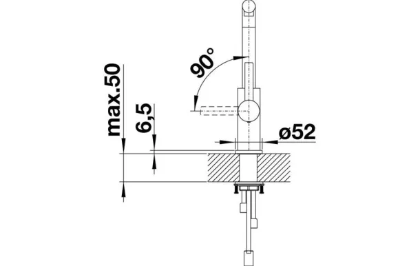 BLANCO Mitigeur avec douchette - 523123