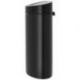 BRABANTIA Poubelle 40 L Matt Black - Touch Bin