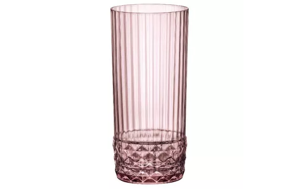 BORMIOLI AMERICA'20S LILAC ROSE GOBELET FH SET 6 122155-BB9