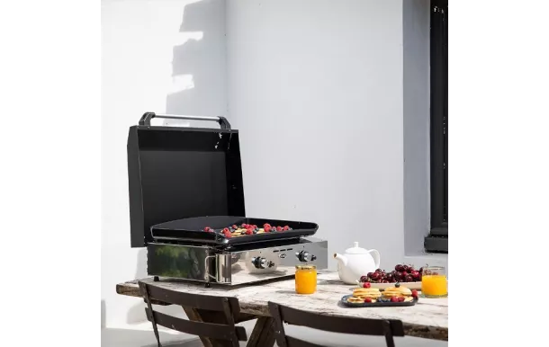 ENO plancha gaz Initial 50 2 bruleurs / fonte émaillée - 555032010701