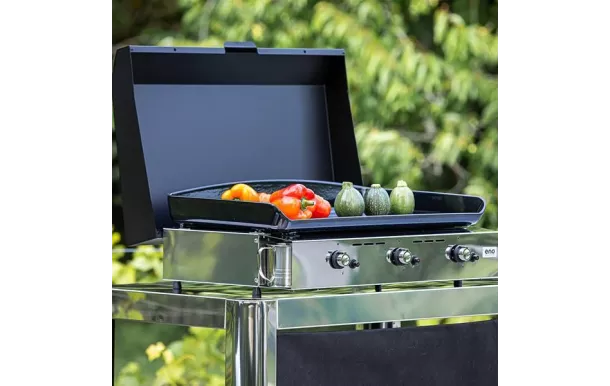 ENO Plancha gaz Initial 65 3 bruleurs / Fonte émaillée - 556532010701