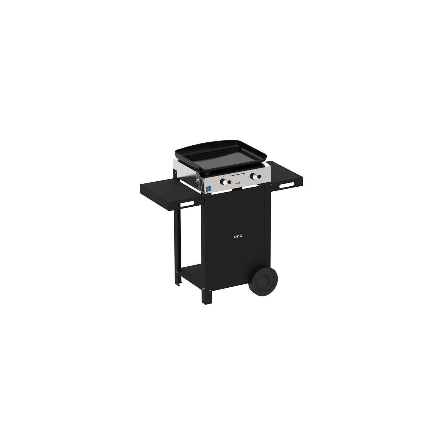 Plancha Gaz ENO Initial 50 2 Brûleurs – Plaque Fonte Émaillée 6300W - vue 2