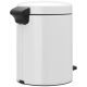 BRABANTIA ---NEW ICON PEDAL BIN BLANC POUBELLE 5 L 112065