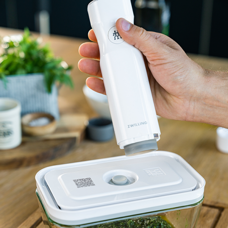 ZWILLING - Pompe sous vide blanche rechargeable