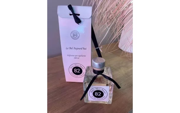 LE BEL AUJOURD'HUI - Bouquet carré 200 ml Coton et Lin