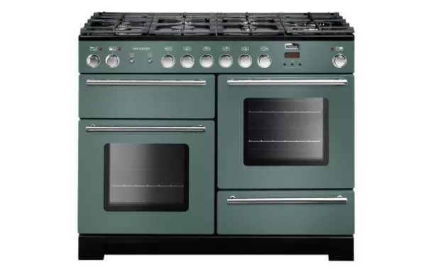 FALCON Piano de cuisson 110 cm mixte INFUSION vert minéral - INF110DFMG/-EU