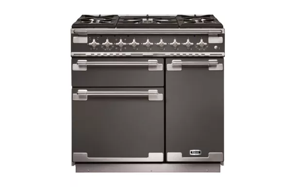FALCON Piano de cuisson 90 cm ELISE mixte gris ardoise- ELS90DFSL/-EU