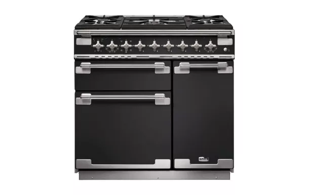 FALCON Piano de cuisson 90 cm ELISE Noir charbon mat - ELS90DFCB/-EU