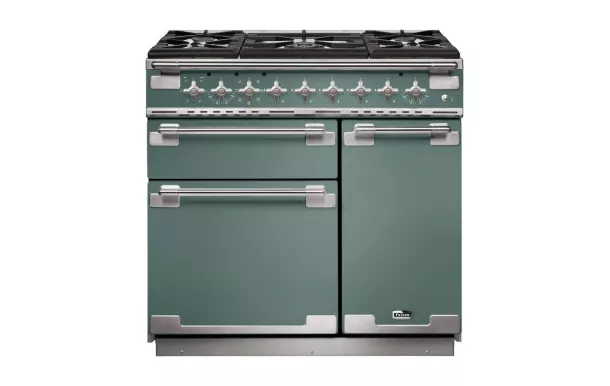 FALCON Piano de cuisson 90 cm ELISE mixte vert minéral - ELS90DFMG/-EU