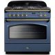 FALCON Piano de cuisson 90 cm CLASSIC FX maxi four bleu/laiton - CLAS90FXDFSB/B-EU