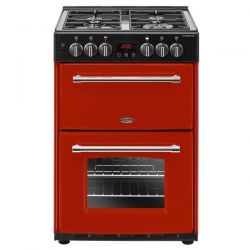 BELLING Piano de cuisson mixte 60 cm Farmhouse rouge -  PFARM60DFREDU