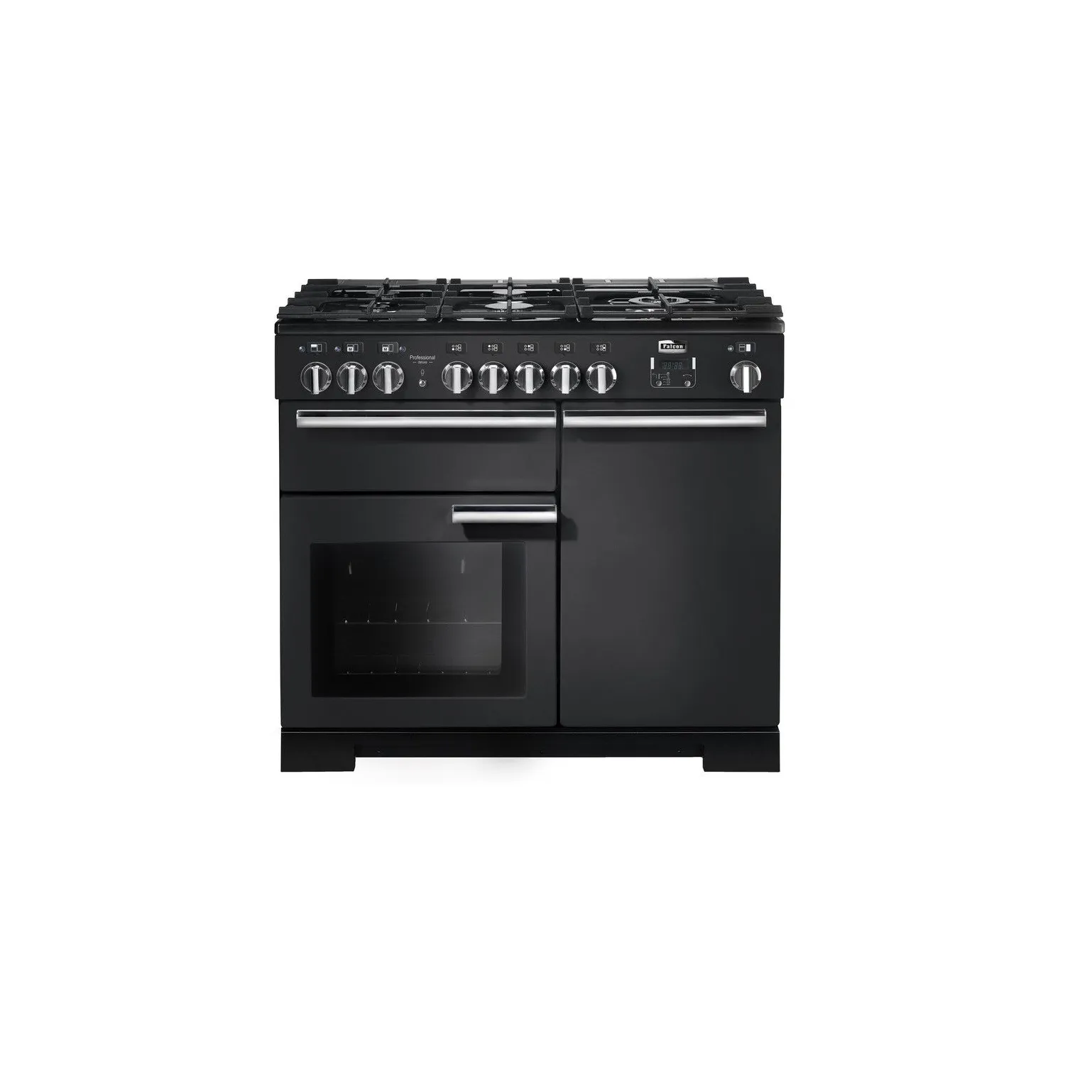 Cuisinière FALCON Professional + 100 Deluxe Mixte SatinéChrome PDL100DFCBC