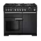 Cuisinière FALCON Professional + 100 deluxe mixte charbon noir - PDL100DFCB/C