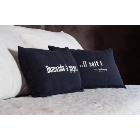 BED AND PHILOSOPHY - COUSSIN 35 X 35 CM LIN