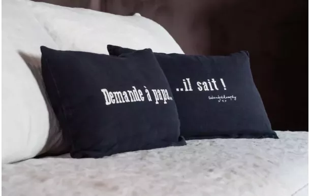 BED AND PHILOSOPHY - COUSSIN 35 X 35 CM LIN