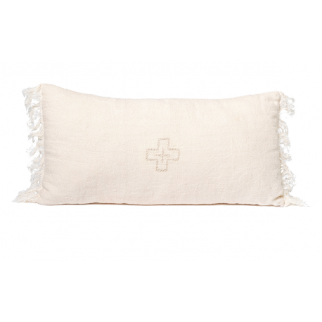 BED AND PHILISOPHY - COUSSIN BRODE BELLA 30 X 30 CM LIN