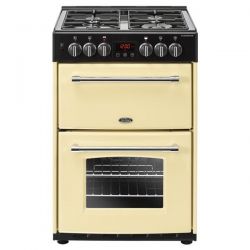 BELLING Piano de cuisson 60 Farmhouse mixte crème - PFARM60DFCREU