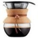 BODUM Cafetière 4 tasses / 0.5 L Liège & Cuir - Pour Over