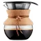 BODUM Cafetière 4 tasses / 0.5 L Liège & Cuir - Pour Over avis moins cher BODUM Cafetière 4 tasses / 0.5 L Liège & Cuir - Pour Over avis moins cher