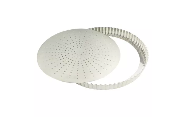 GOBEL Tourtière cannelée perforée - fer blanc - fo 126441