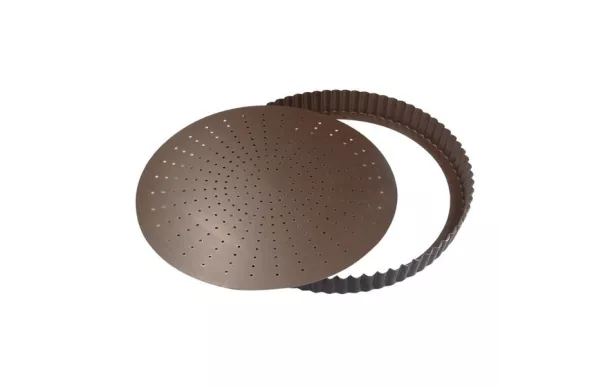 GOBEL Tourtière cannelée perforée - anti adhérente 226431