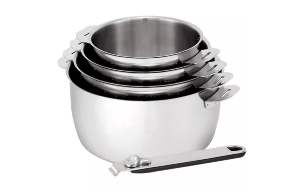 BEKA Série 4 casseroles 14/20 cm + 1 poignée amovible - Move On - KITCHEN FUN