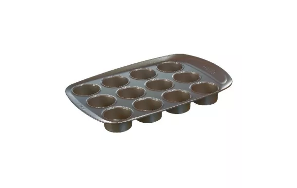 PYREX MOULE 12 MUFFIN 38X25 METAL ASIMETRIA AS12BU0/7146