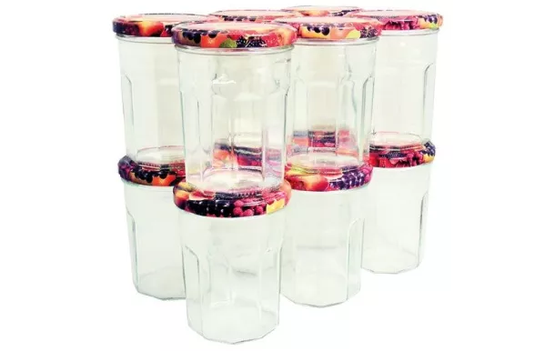 BJ PACK 12 CONFITURIERS 385ML COUV. FRUIT 692
