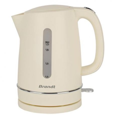 BRANDT Bouilloire 1.7 L Crème - BO1702C