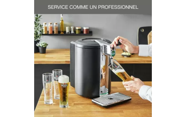 KRUPS Machine à bière Compact Noire Beertender - YY4808FD