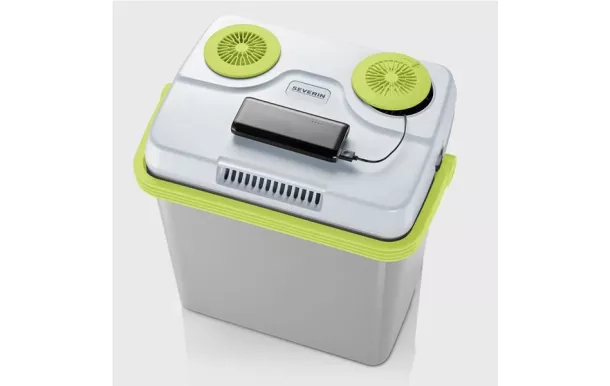 SEVERIN Glacière électrique 25 L Grise & Verte - 2925