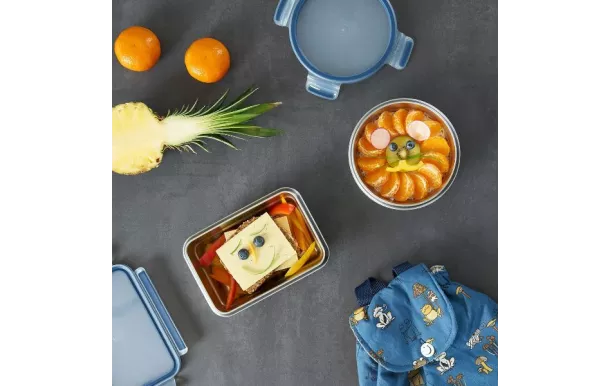 EMSA CLIP & CLOSE INOX Boîte de conservation ronde N1150200