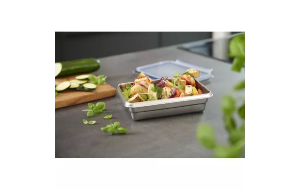 EMSA CLIP & CLOSE INOX Boîte de conservation recta N1150500