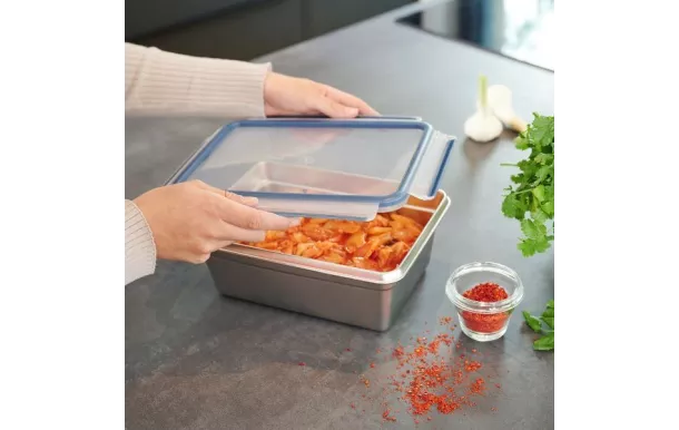 EMSA CLIP & CLOSE INOX Boîte de conservation recta N1150600