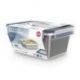 EMSA CLIP & CLOSE INOX Boîte de conservation recta N1150600