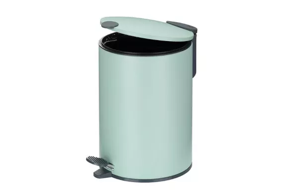 KELA POUBELLE 3L MATS 23CM METAL*SAUGE*N 23616