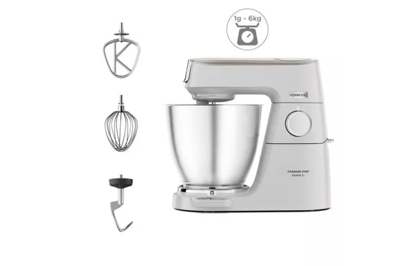 KENWOOD Robot pâtissier - Titanium Chef Baker XL - KVL65001WH avis moins cher