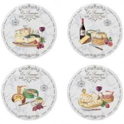 EASY LIFE FROMAGE NOS REGIONS COFFRET 4 ASSIETES F 464LESF