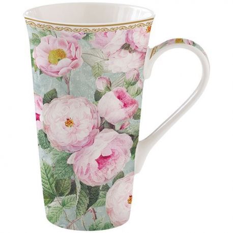 EASY LIFE ROSES IN BLOOM COFFRET 1 MUG GEANT 60CL 1462ROBL