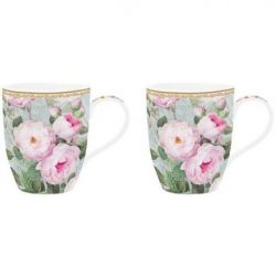 EASY LIFE ROSES IN BLOOM COFFRET 2 MUGS 35CL 1457ROBL