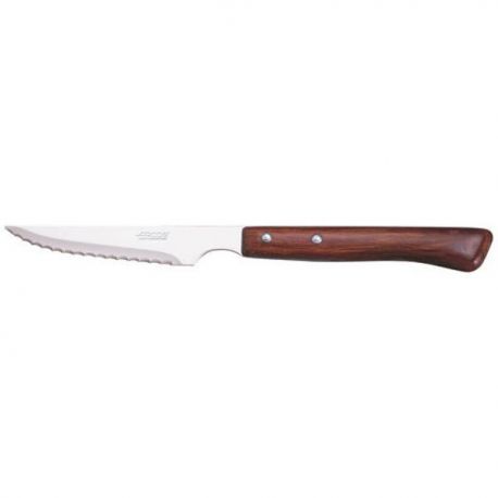 ARCOS Couteau à steak lame crantée 11 cm - Bois Brun