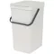 BRABANTIA POUBELLE SORT & GO 16L LIGHT GREY 213465