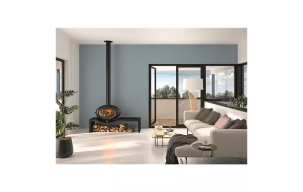 INVICTA Poêle à bois vintage brio sur banc 7 kW - P648124
