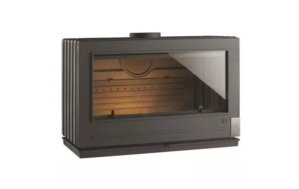 INVICTA Poêle à bois panoramique Preston 12 kW buches de 80 cm - P912804
