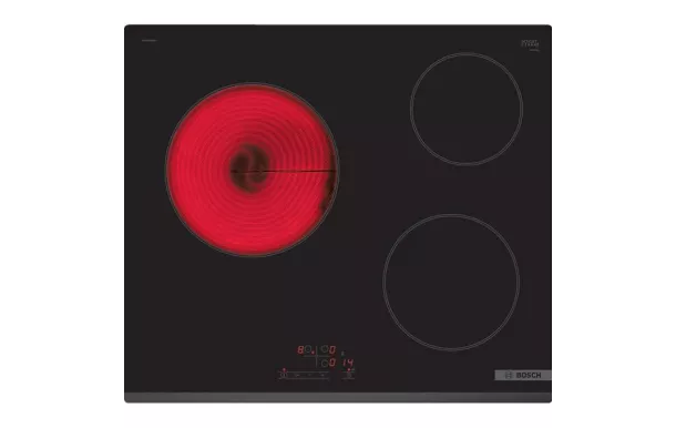 BOSCH Table de cuisson vitrocéramique 3 foyers - PKM63RBB8E