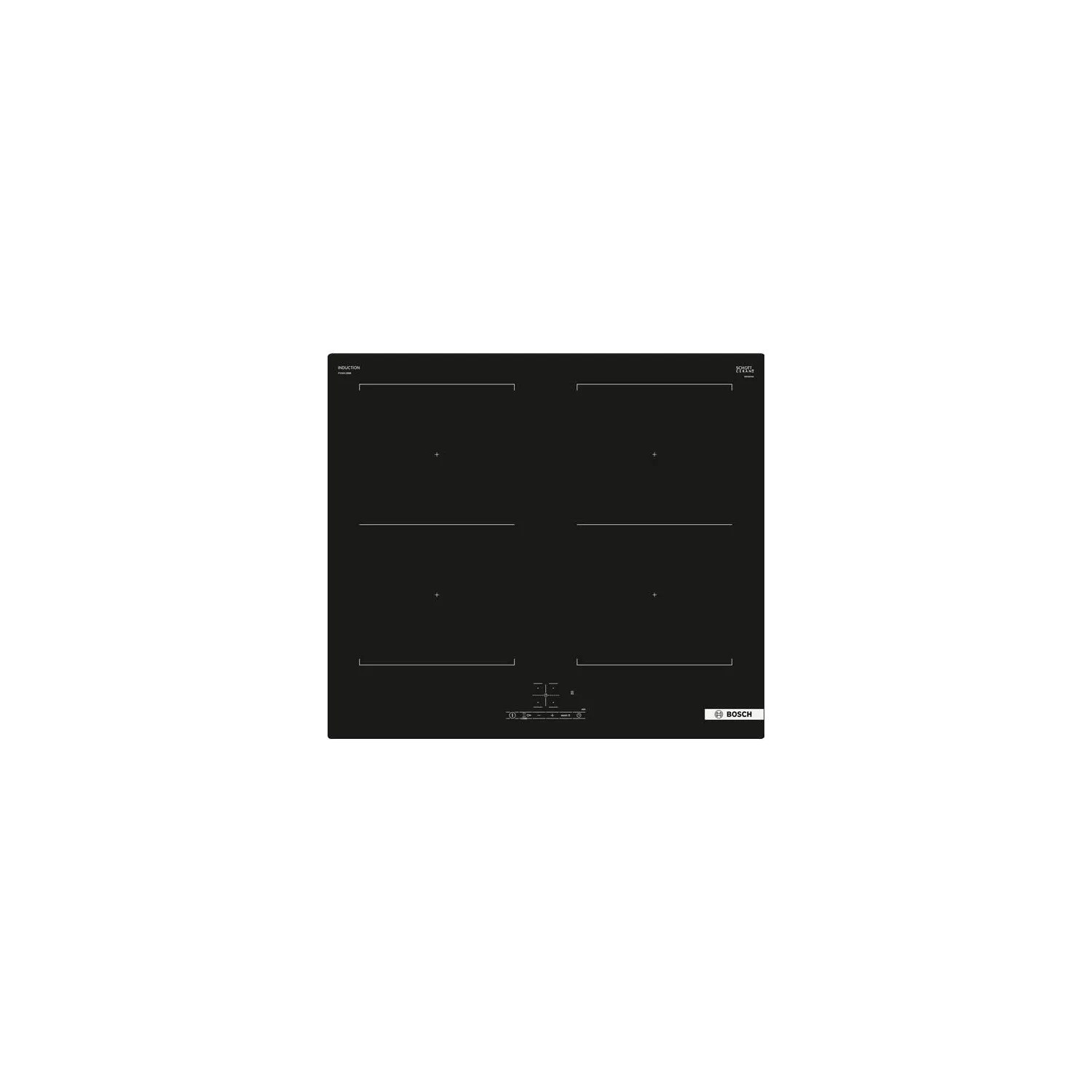 BOSCH Table de cuisson induction 4 foyers PVQ611BB6E