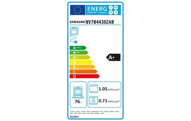 SAMSUNG Four multifonction pyrolyse Twin Convection - NV7B4430ZAB